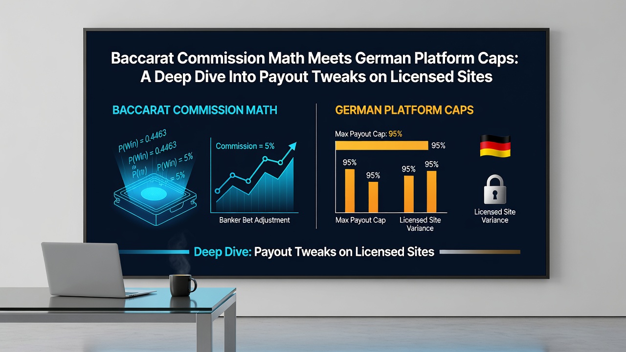 Darstellung mathematischer Modelle zur Baccarat-Kommission in Verbindung mit deutschen Einsatzobergrenzen