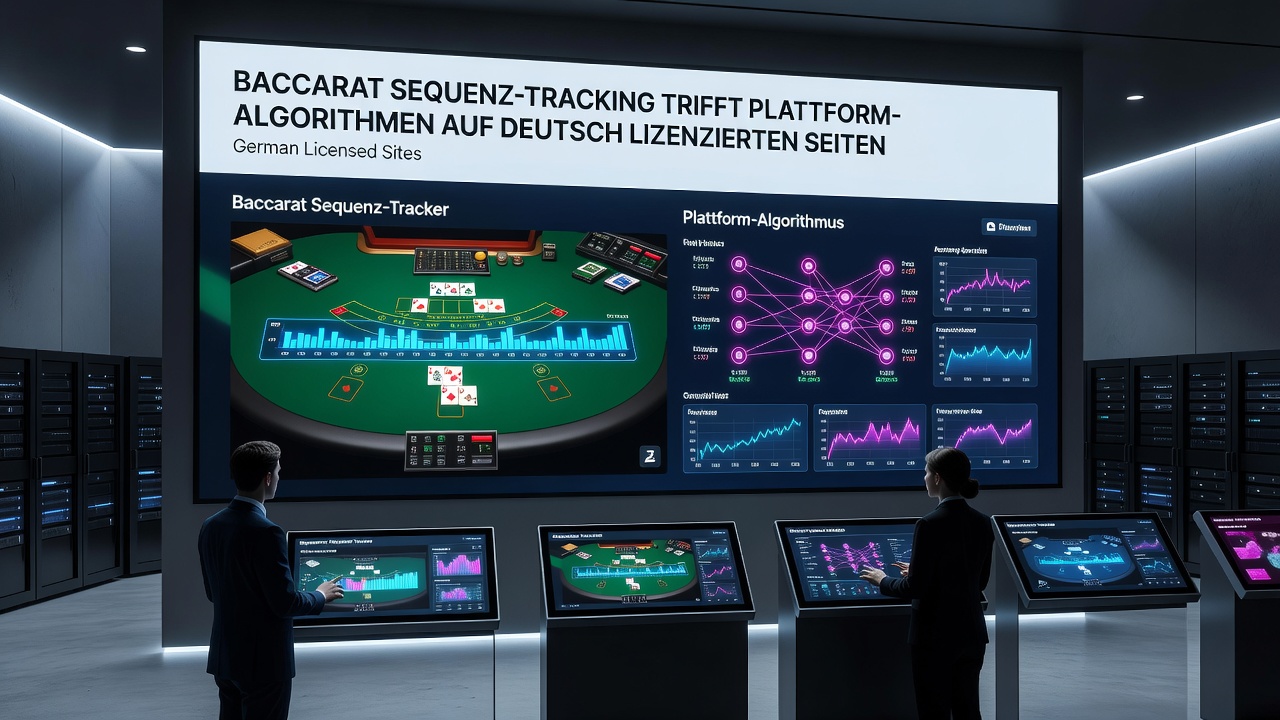 Visualisierung algorithmischer Anpassungen während einer Baccarat-Sequenzanalyse auf einer deutschen lizenzierten Plattform