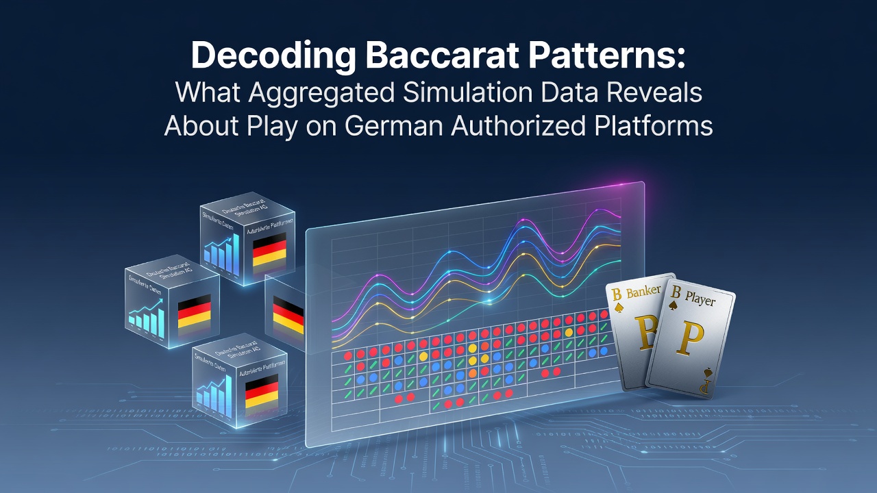 Visualisierung aggregierter Simulationsdaten zu Baccarat-Sequenzen auf lizenzierten Plattformen