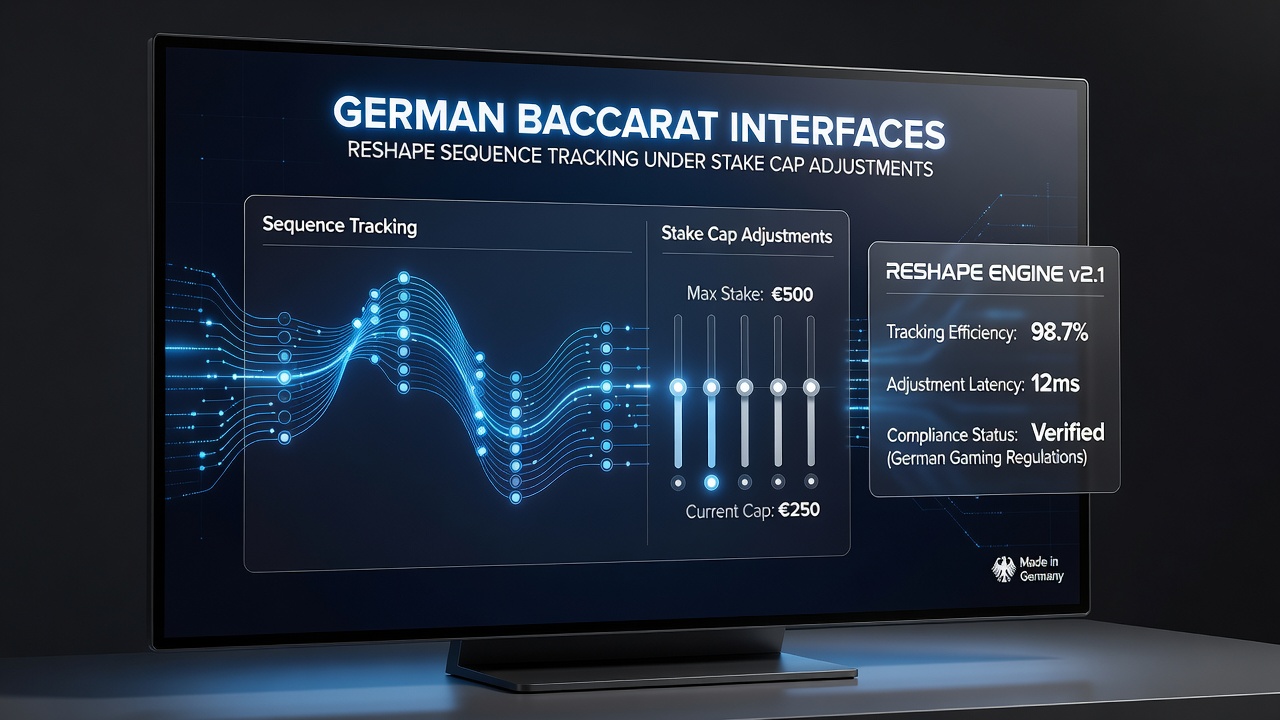 Deutsche Baccarat-Interfaces mit aktualisierten Sequenz-Tools unter Stake-Cap-Anpassungen