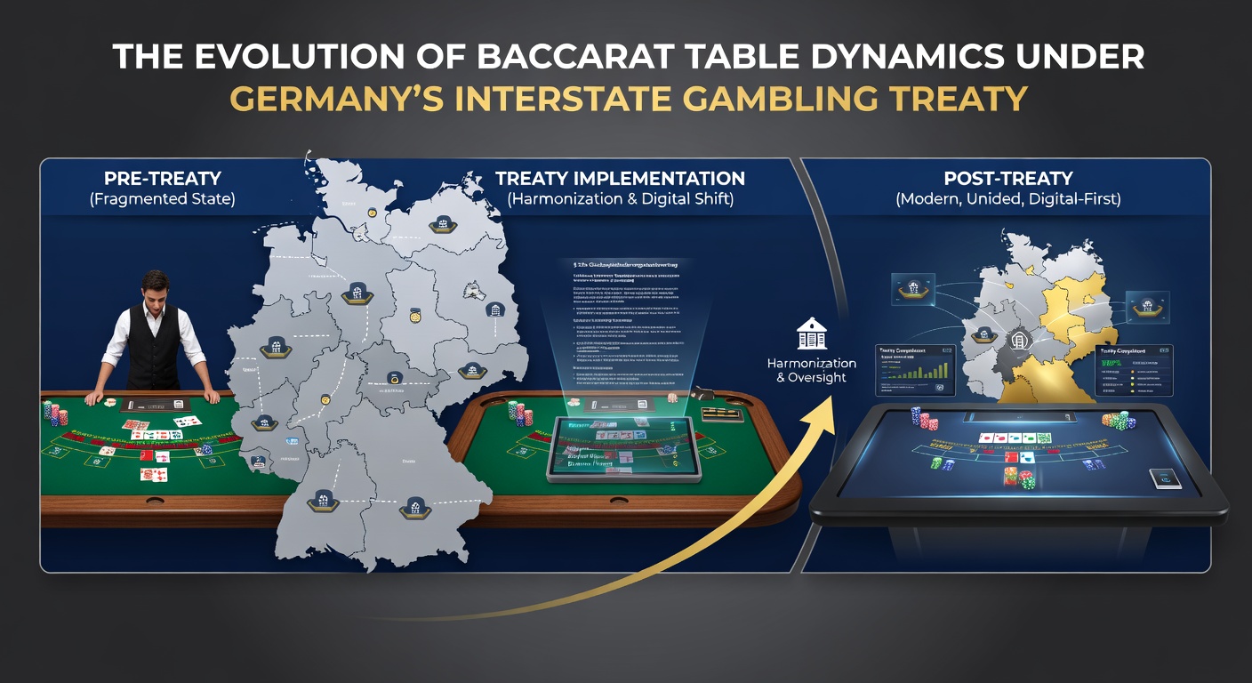 Entwicklung der Tischkonfigurationen in regulierten Baccarat-Umgebungen